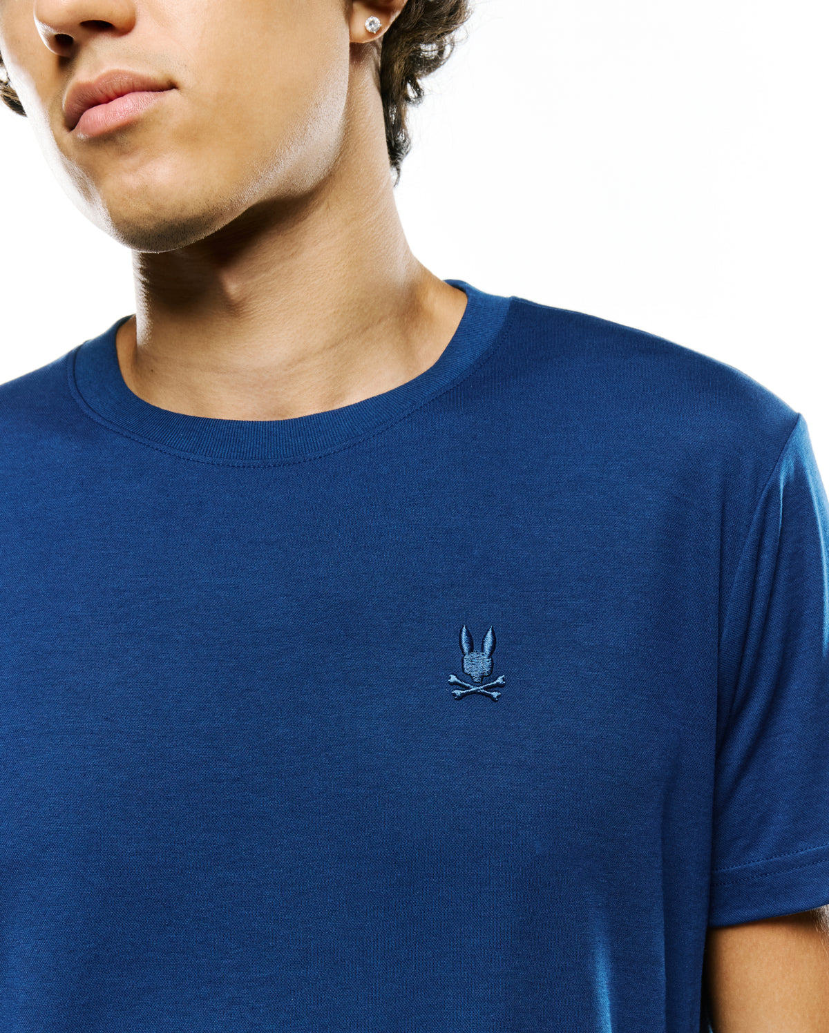 CAMISETA PSYCHO BUNNY PARA CABALLERO COLOR AZUL | El Duque Boutique