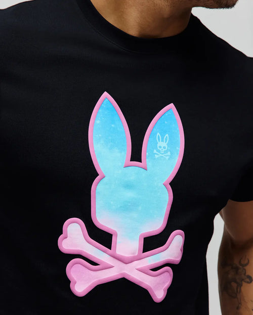 T-SHIRT PSYCHO BUNNY PARA HOMBRE COLOR NEGRO MT0200237001