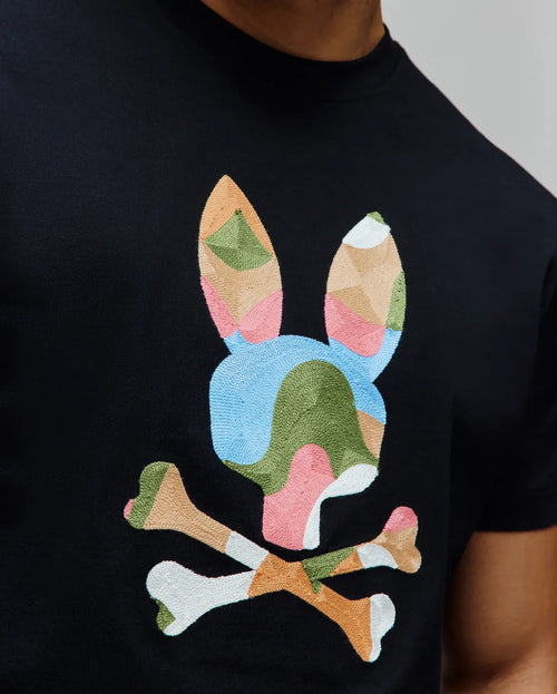 T-SHIRT PSYCHO BUNNY PARA HOMBRE COLOR NEGRO MT0200250001