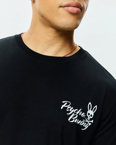 T-SHIRT PSYCHO BUNNY PARA HOMBRE COLOR NEGRO MT0200276001