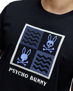 T-SHIRT PSYCHO BUNNY PARA HOMBRE COLOR NEGRO MT0200277001