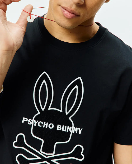 T-SHIRT PSYCHO BUNNY PARA HOMBRE COLOR NEGRO MT0200282001