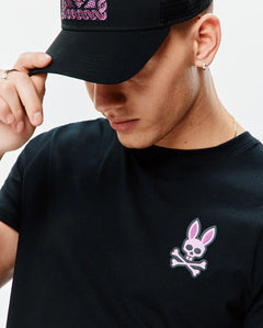 T-SHIRT PSYCHO BUNNY PARA HOMBRE COLOR NEGRO MT0200293001