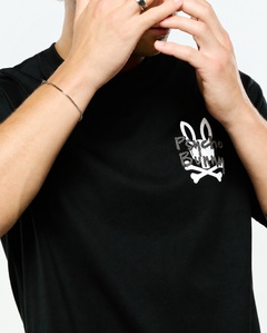 T-SHIRT PSYCHO BUNNY PARA HOMBRE COLOR NEGRO MT0200311002