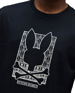 T-SHIRT PSYCHO BUNNY PARA HOMBRE COLOR NEGRO MT0200403001