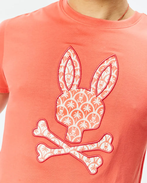 T-SHIRT PSYCHO BUNNY PARA HOMBRE COLOR NARANJA MT0200274660
