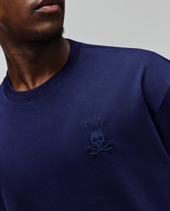 T-SHIRT PSYCHO BUNNY PARA HOMBRE COLOR AZUL MT0200217402