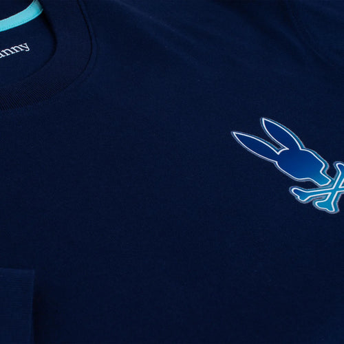 T-SHIRT PSYCHO BUNNY PARA HOMBRE COLOR AZUL MT0200515402