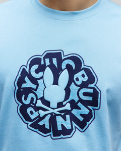T-SHIRT PSYCHO BUNNY PARA HOMBRE COLOR AZUL MT0200219407