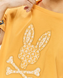 T-SHIRT PSYCHO BUNNY PARA HOMBRE COLOR AMARILLO MT0200274807