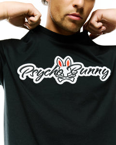 CAMISETA PSYCHO BUNNY PARA CABALLERO COLOR NEGRO