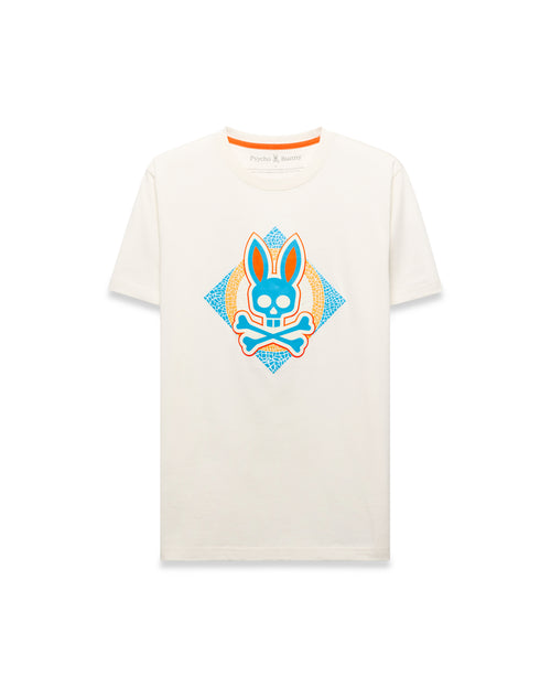 T-SHIRT PSYCHO BUNNY PARA HOMBRE COLOR BLANCO MT0200302250