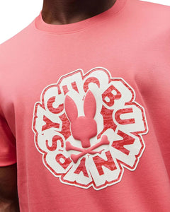 T-SHIRT PSYCHO BUNNY PARA HOMBRE COLOR NARANJA MT0200219656