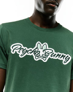 CAMISETA PSYCHO BUNNY PARA CABALLERO COLOR VERDE