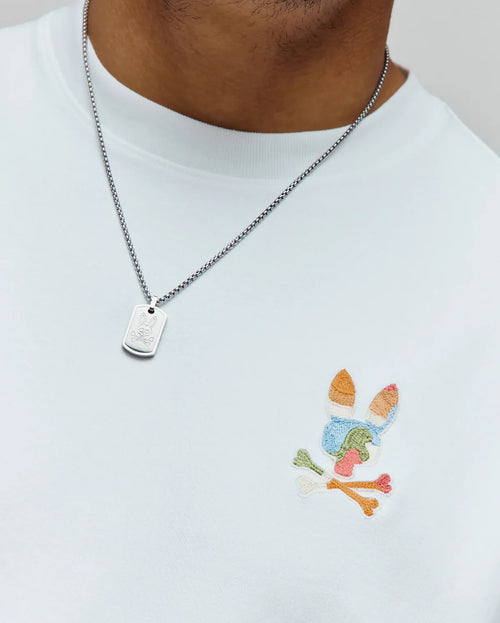 T-SHIRT PSYCHO BUNNY PARA HOMBRE COLOR BLANCO MT0200223100