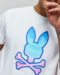 T-SHIRT PSYCHO BUNNY PARA HOMBRE COLOR BLANCO MT0200237100