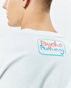 T-SHIRT PSYCHO BUNNY PARA HOMBRE COLOR BLANCO MT0200303100