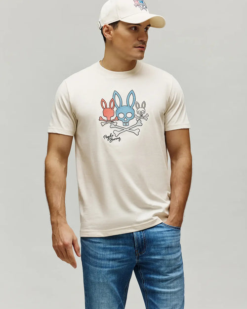 PSYCHO BUNNY CAMISETA OSCAR PARA CABALLERO HOMBRE BEIGE MT0200213250