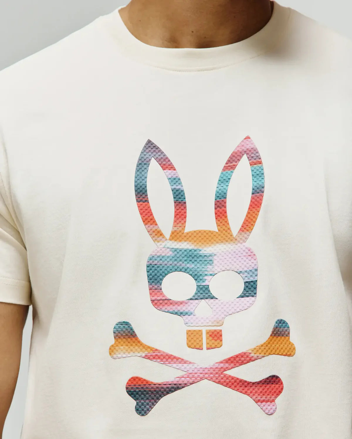 PSYCHO BUNNY CAMISETA ESTAMPADA RAPHAEL PARA CABALLERO HOMBRE BEIGE MT0200225250