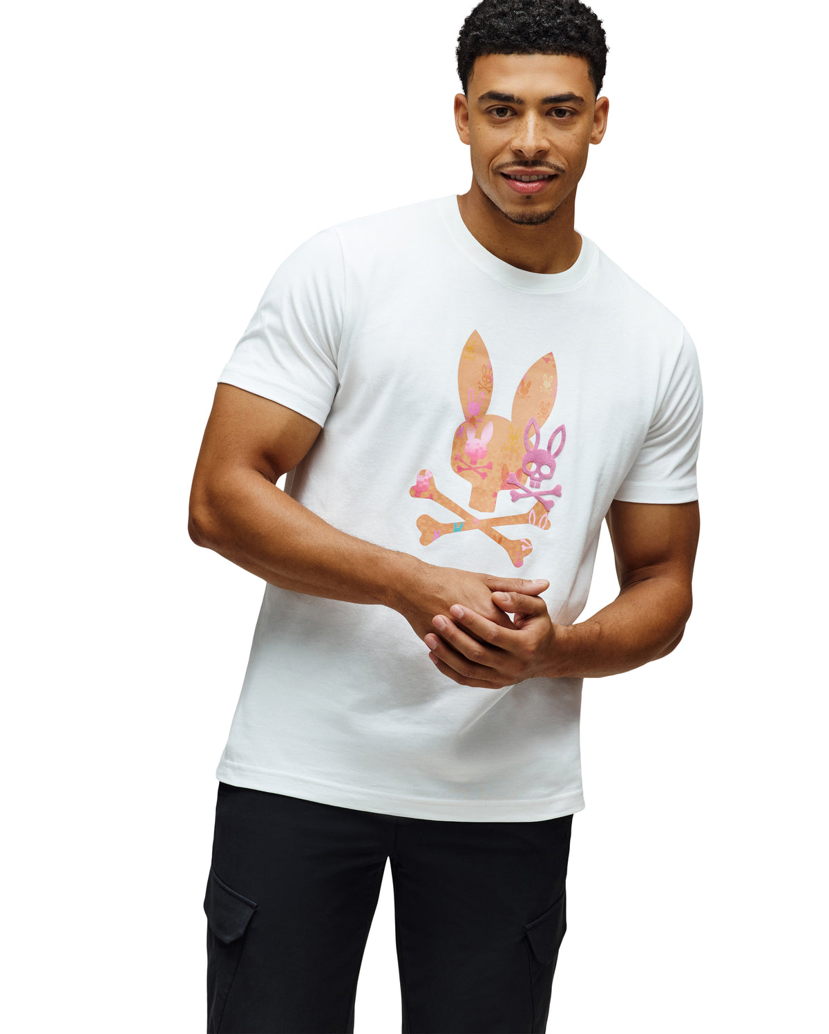 PSYCHO BUNNY CAMISETA ESTAMPADA VAN PARA CABALLERO HOMBRE BLANCO MT0200249100