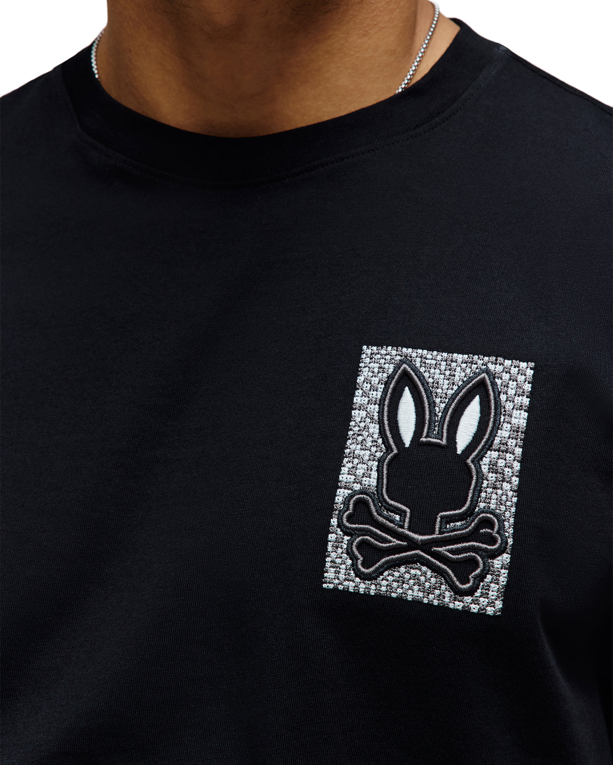 PSYCHO BUNNY CAMISETA HOLGADA NEV PARA CABALLERO HOMBRE NEGRO MT0200201001