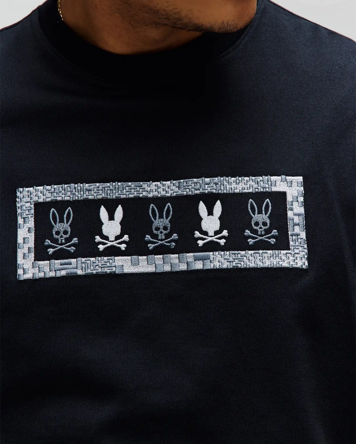 PSYCHO BUNNY CAMISETA HOLGADA OLIVIER PARA CABALLERO HOMBRE NEGRO MT0200204001
