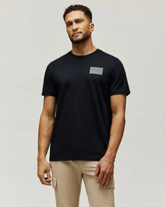 PSYCHO BUNNY CAMISETA ESTAMPADA LT JARVIS PARA CABALLERO HOMBRE NEGRO MT0200335001