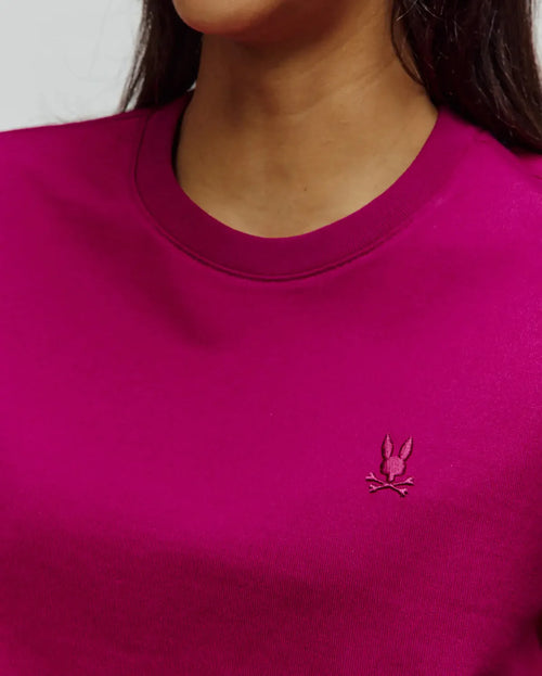 T-SHIRT PSYCHO BUNNY PARA DAMA COLOR ROJO WT0200011673