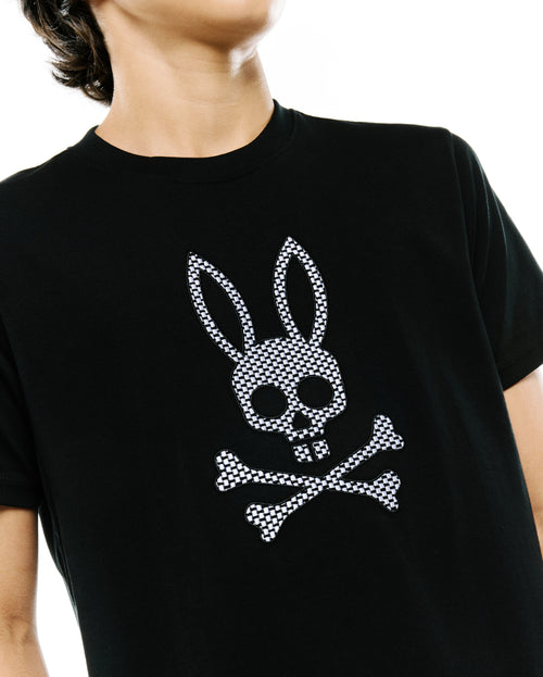 CAMISETA PSYCHO BUNNY PARA NIÑO COLOR NEGRO