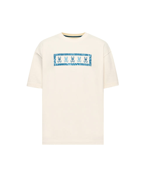 PSYCHO BUNNY CAMISETA HOLGADA OLIVIER PARA NIÑO NIÑO BEIGE KT0200143250