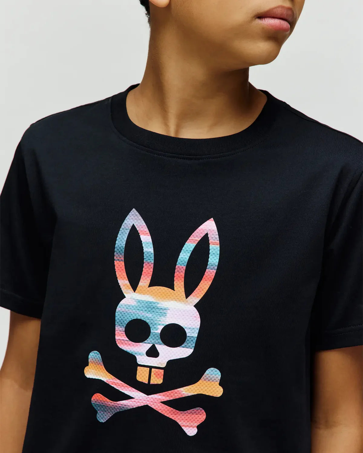 PSYCHO BUNNY CAMISETA ESTAMPADA RAPHAEL PARA NIÑO NIÑO NEGRO KT0200166001