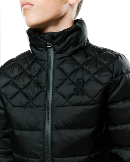 CHAQUETA PSYCHO BUNNY PARA NIÑO COLOR NEGRO