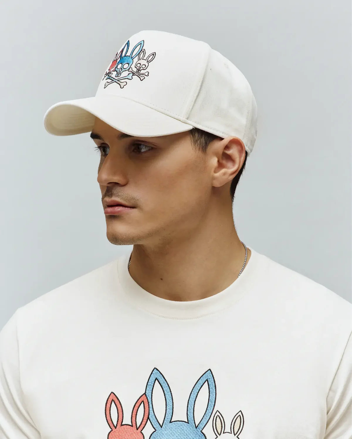 GORRA PSYCHO BUNNY PARA HOMBRE COLOR BLANCO MO1500079250
