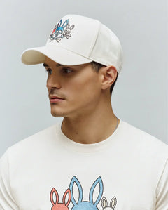 GORRA PSYCHO BUNNY PARA HOMBRE COLOR BLANCO MO1500079250