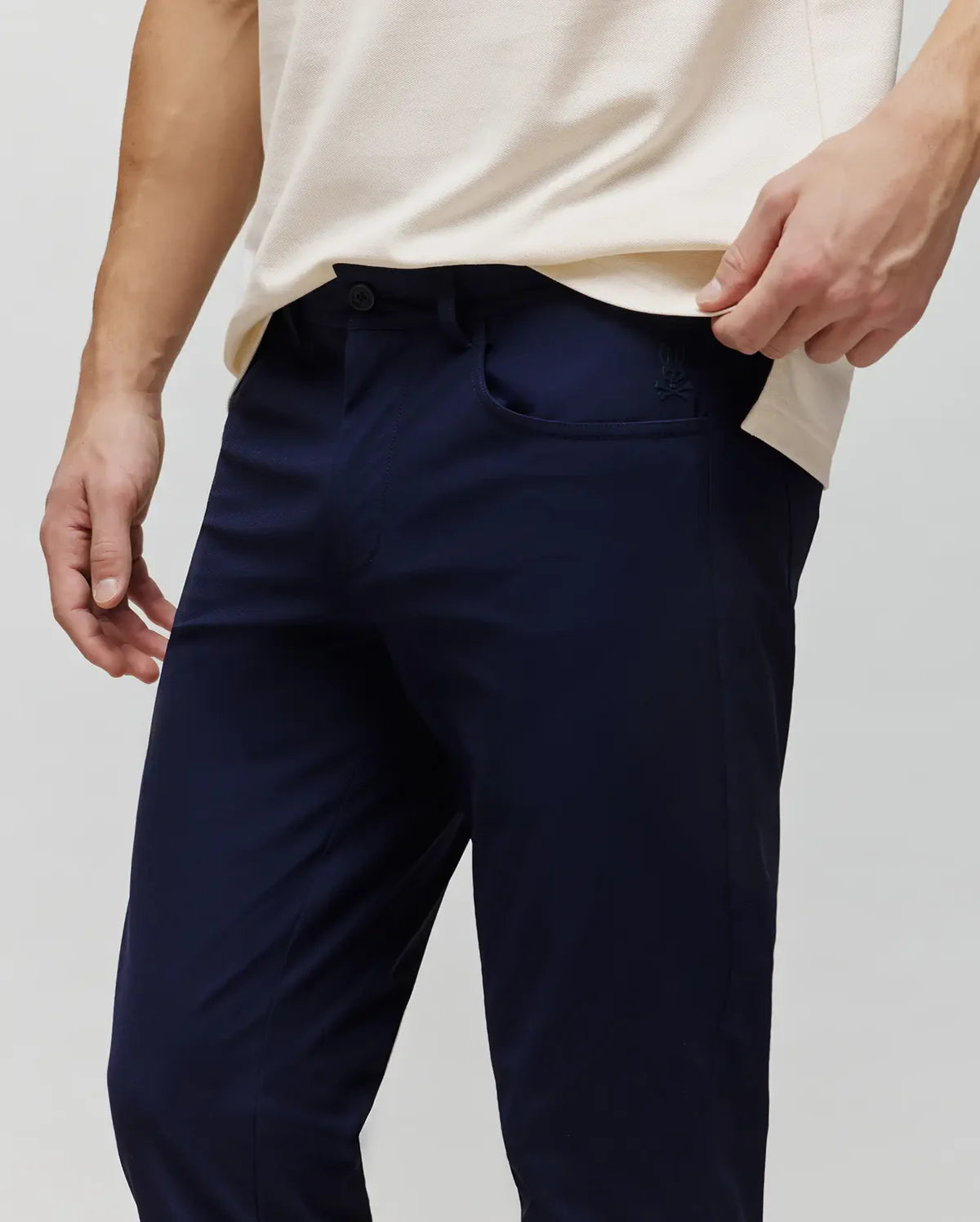 PANTALON PSYCHO BUNNY PARA HOMBRE COLOR AZUL B6P788D200423