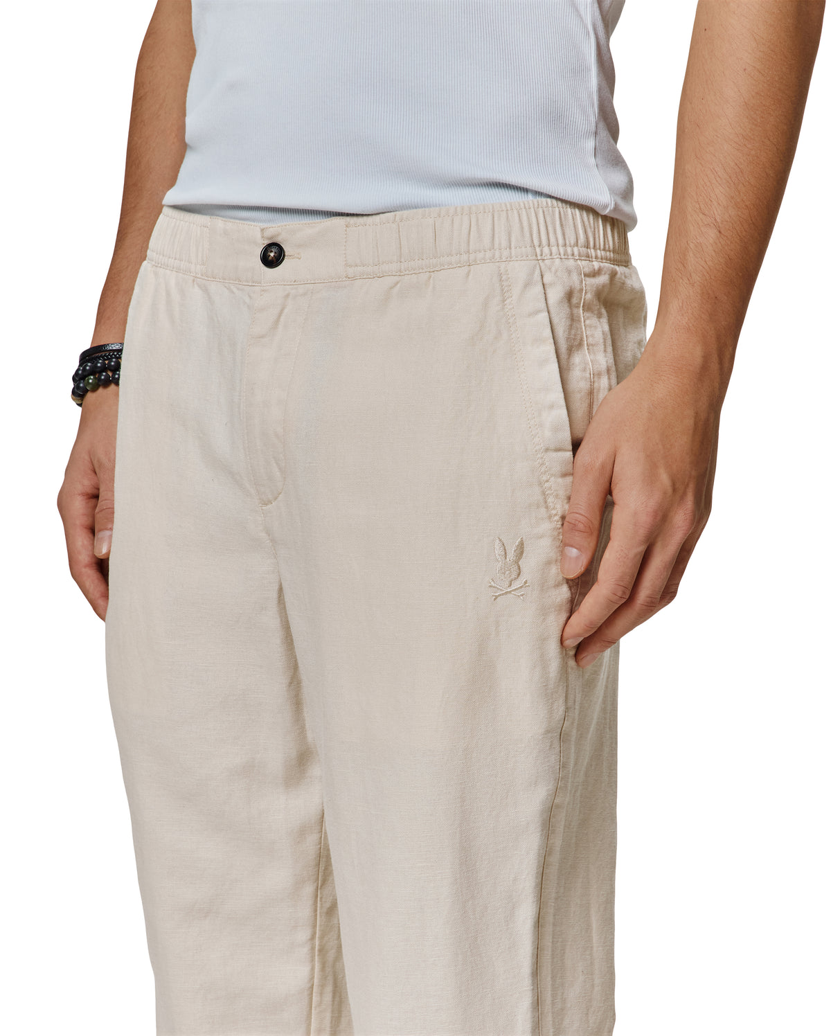 PANTALON PSYCHO BUNNY PARA HOMBRE COLOR BEIGE MB0600021254