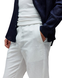 PANTALON PSYCHO BUNNY PARA HOMBRE COLOR BLANCO MB0600021100
