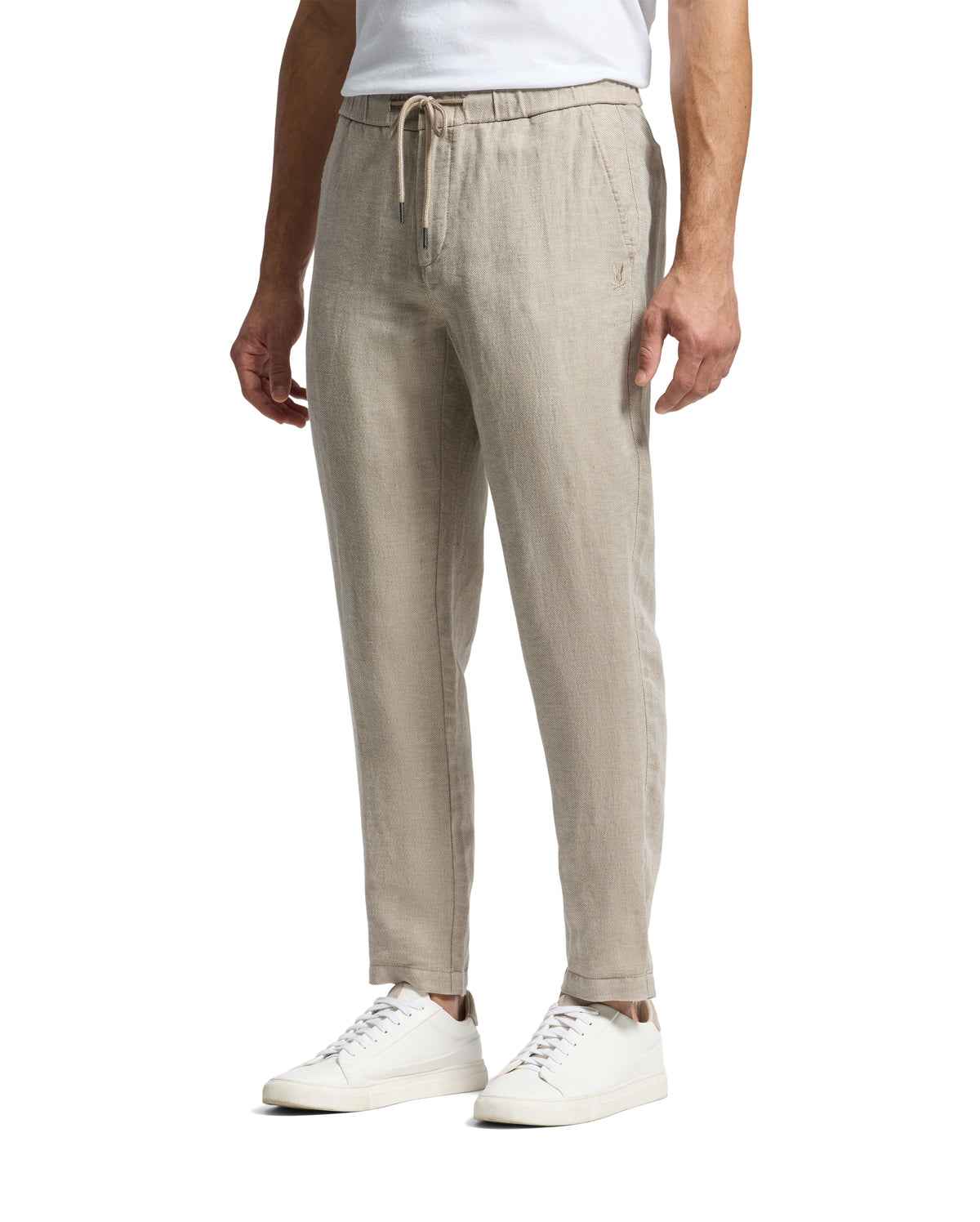 PSYCHO BUNNY PANTALÓN DE MEZCLA DE LINO CON CORDÓN FATE PARA CABALLERO HOMBRE BEIGE B6P471C200NTN