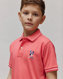 PSYCHO BUNNY POLO ARA PARA NIÑO NIÑO ROJO KT0100075656