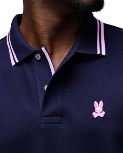 POLO M/C PSYCHO BUNNY PARA HOMBRE COLOR AZUL MT0100178402
