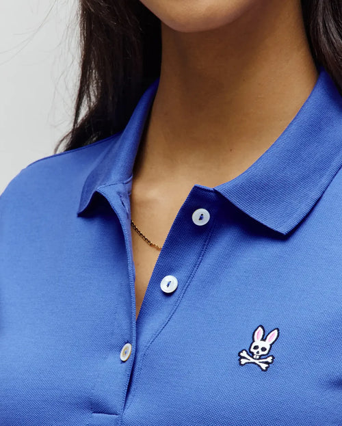 PSYCHO BUNNY POLO CLÁSICO PARA DAMA DAMA AZUL WT0100003426