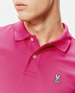 POLO M/C PSYCHO BUNNY PARA HOMBRE COLOR ROSADO B6K001F200665