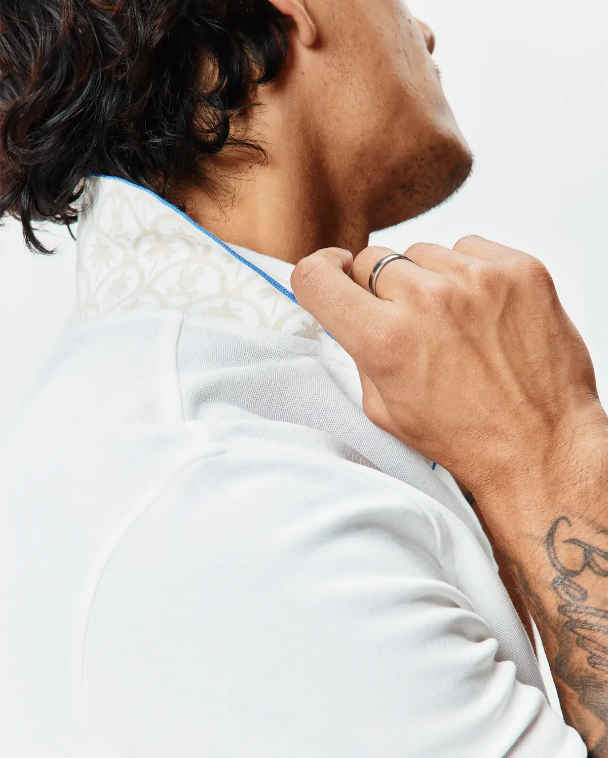 POLO M/C PSYCHO BUNNY PARA HOMBRE COLOR BLANCO MT0100193100