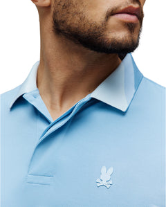 PSYCHO BUNNY POLO DEPORTIVO ONYX PARA CABALLERO HOMBRE AZUL MT0100117407