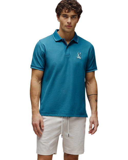 PSYCHO BUNNY POLO OLIVIER PARA CABALLERO HOMBRE AZUL MT0100119406