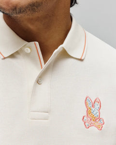 PSYCHO BUNNY POLO OLIVIER PARA CABALLERO HOMBRE BEIGE MT0100119250