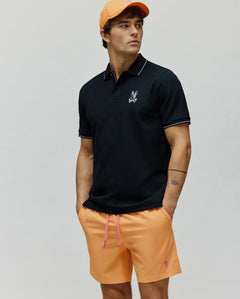 PSYCHO BUNNY POLO OLIVIER PARA CABALLERO HOMBRE NEGRO MT0100119001