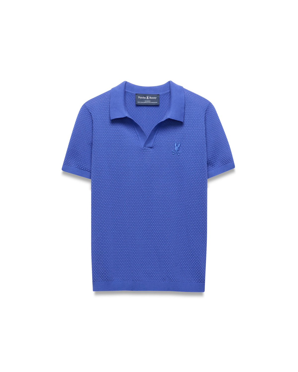 POLO M/C PSYCHO BUNNY PARA NIÑO COLOR AZUL KT0100093426