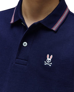 POLO M/C PSYCHO BUNNY PARA NIÑO COLOR AZUL KT0100078402