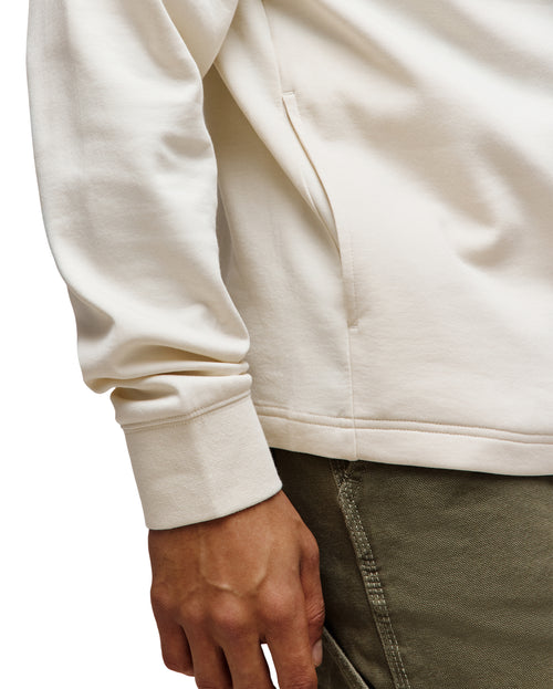 PSYCHO BUNNY SUDADERA CON 1/4 DE CREMALLERA NEV PARA CABALLERO HOMBRE BEIGE MT0500119250
